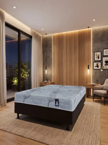 Cama Casal com Molas Ensacadas com Pronta Entrega