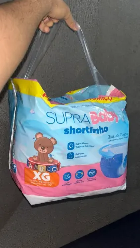 Promoção de fraldas shortinho xg com 48 unidades!