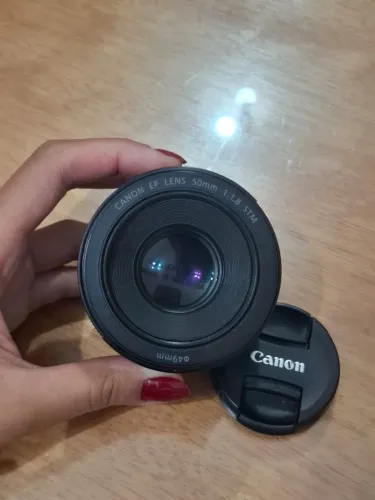 Lente canon 50mm