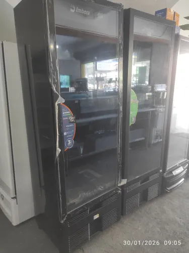 Bh Geladeira expositora vertical porta de vidro para bebidas
