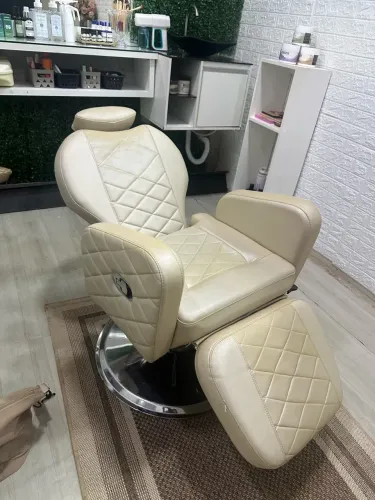Cadeira de Maquiagem Profissional com Apoio para os Pés