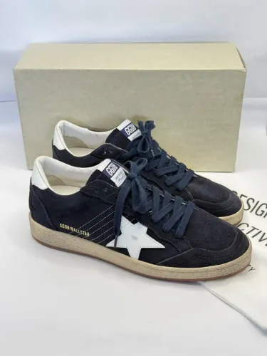 tênis golden goose ballstar azul marinho 40