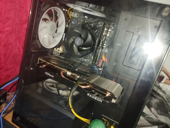 computador gamer, rayzen 5 5600g, rx6600, 32gb memória ram