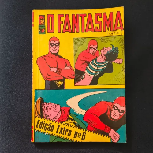 HQ O Fantasma - Edição Extra nº 6 | Editora Saber, 1974 | Bom Estado 
