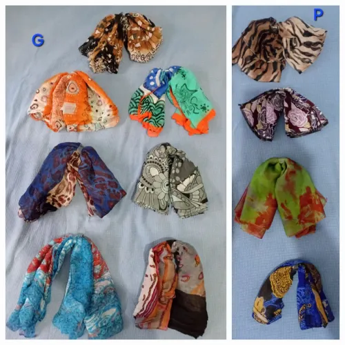 11 lenços pescoço / cabeça  P/G