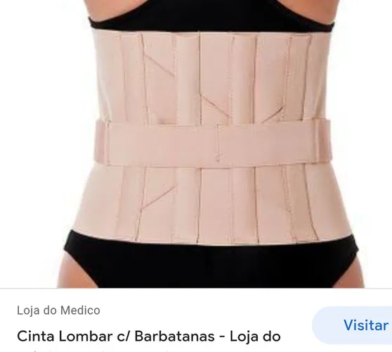 Cinta Elástica Coluna lombar Tam M 