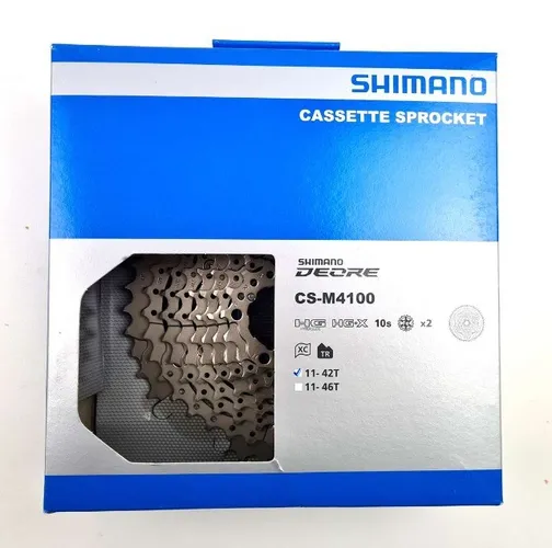 Cassete Bicicleta MTB Shimano M4100 11-42 dentes 10 Velocidades K7 HG500 8751