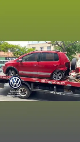 Sucata Cross Fox 2012 para retirada de peças legalizado pelo Detran