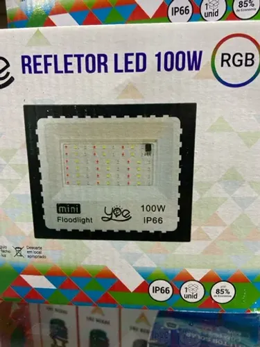 Refletor 100w RGB / Decoração de jardim. Refletor