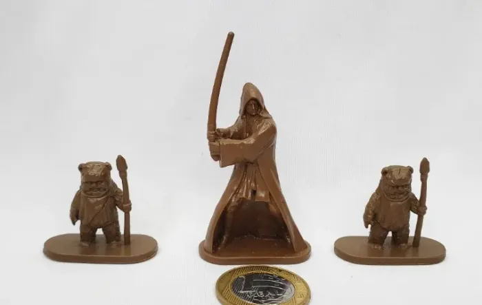 Miniaturas Star Wars Lote C/3 De 6 Cm