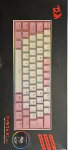 Teclado Redragon Mecânico Gamer Draconic Pro RGB