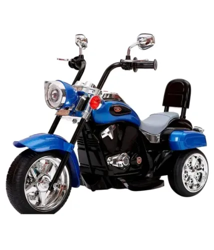 Moto Triciclo Elétrico Infantil Azul Novo Lacrado na Caixa