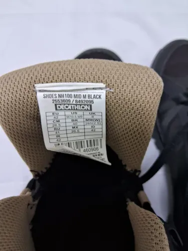 Tênis Decathlon NH 100 Mid M Preto - Tamanho 42