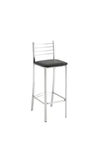 Banqueta Cromada com Encosto (Nova Direto da fábrica)
