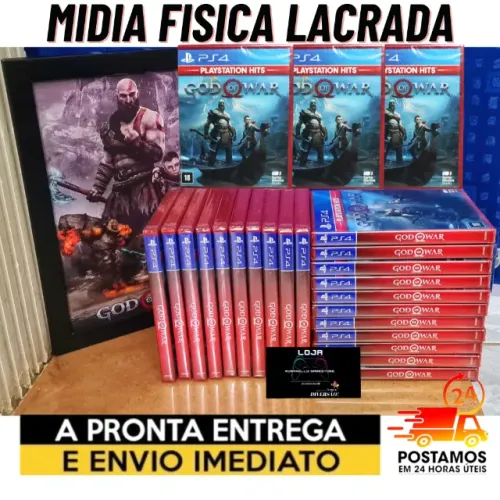 Jogo PS4 God Of War em Midia Fisica Novo Lacrado - Faço envio pela OLX