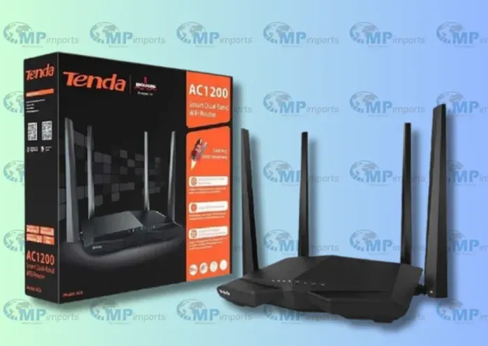 Loja MP Imports: Roteador Gigabit Wifi Mu-mimo AC10 Preto 110/220v tenda - Modelo AC1200