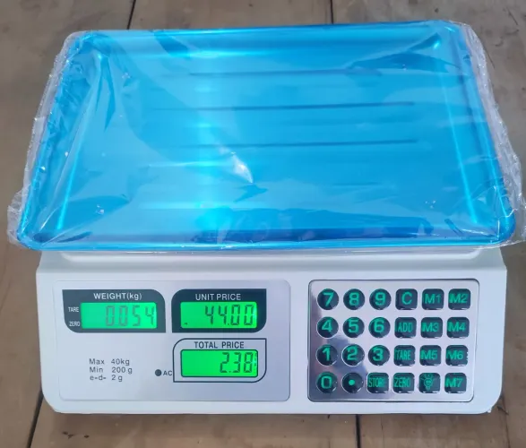 Balança Nova na Caixa Digital Eletrônica 40 kg Bateria Recarregável