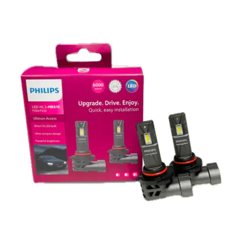 Par Lâmpada Led Philips Ultinon Access Hb3 Hb4 Nano 1:1