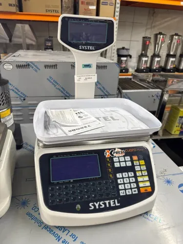 Balança etiquetadora 30 kg até 8000 mil itens (Alef)