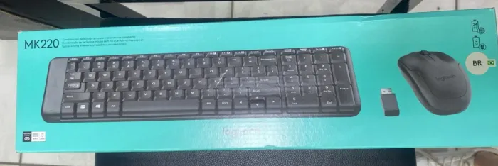 Kit Teclado E Mouse Sem Fio Wireless Mk220 Logitech Loja COimbra Computadores Entregamos 