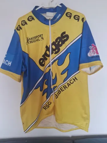 Camiseta de Ciclismo Erdgas RSC Biberach - Tamanho G