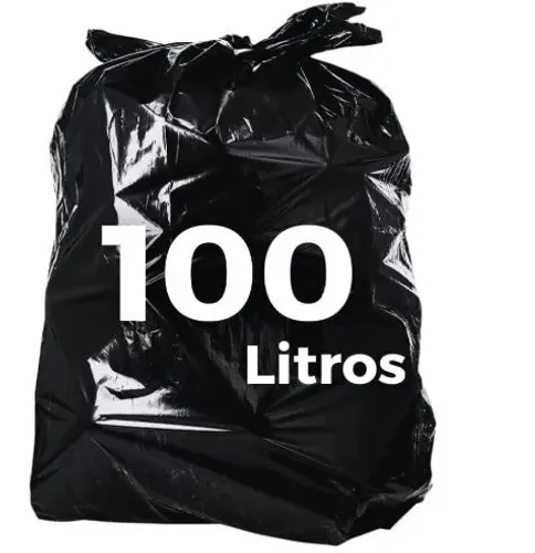 Saco de Lixo 100 Litros Pesado  100 Unidades