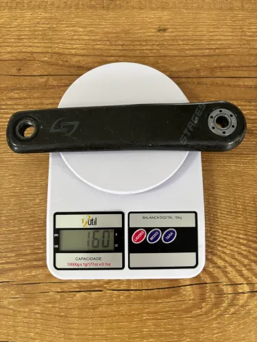 Haste esquerda Pedivela Stages Power meter