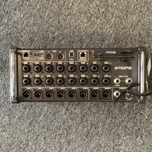 Mesa de som digital MIDAS MR18 usada mas funcionando perfeitamente 