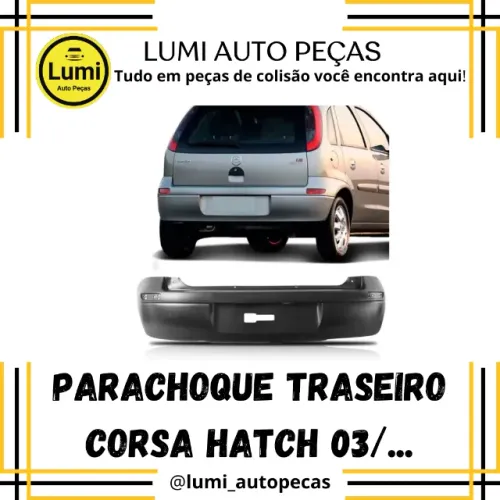 Parachoque Traseiro Corsa Hatch 03/... - NOVO 