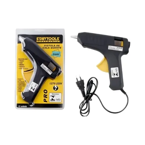 Pistola De Cola Quente Grande Bivolt Profissional