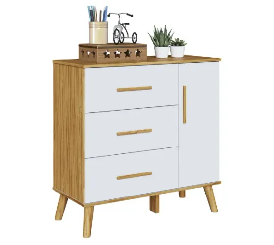 Comoda Sky Porta Lisa em MDF 