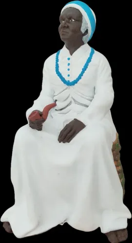Escultura de Petra Velha em resina 17cm.