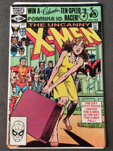 X-Men 151 (Marvel) - Chris Claremont 1981 - Estado de Banca - Gibi Importado Raro