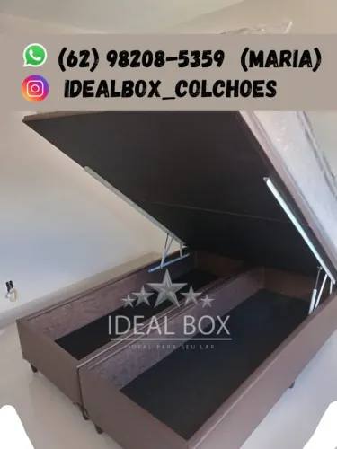 Box Baú Queen Size 158X198- Conforto e Organização!