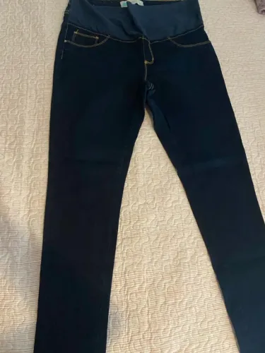 Calças Jeans Gestante Azul Escuro