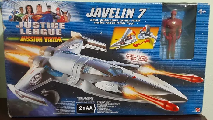 Javelin 7 Justice League Missão Vision com Flash