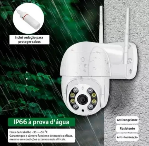 Câmera de Segurança IP66 à Prova D'água - Imbatível!
