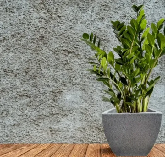 Vaso de Planta Cinza porte médio - 30 cm X 30 cm Polietileno