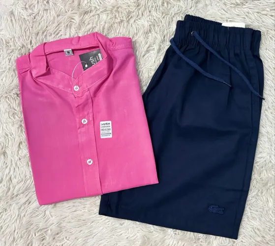 Kit M Camisa e Short Sarja M 
