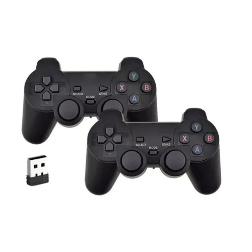 Kit 2 controle sem fio wirelles 2.4G pra jogo pc tv