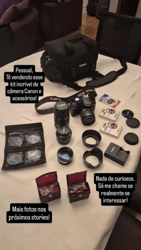 Câmera Canon T1i Rebel