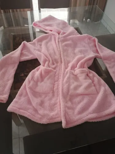 Casaco Ted de Pelúcia Rosa