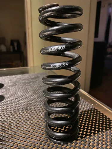Abaixei o preço! Mola suspensão fox shox 400x3.25