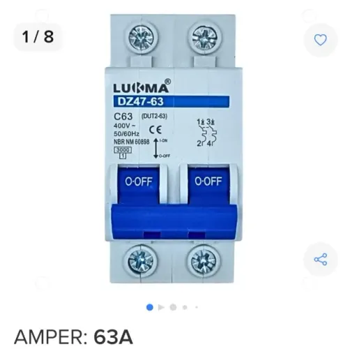 Dijuntor 63 Amper