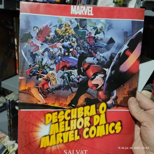 Coleção Salvat capa vermelha. Poster promocional.