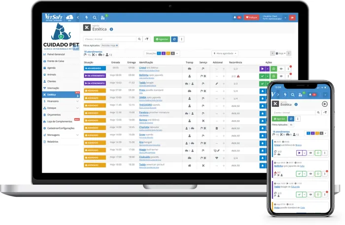 Sistema ÁGUA E GAZ / PONTO / FINANCEIRO / PDV LOJA / PETSHOP