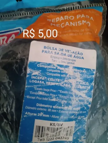 Reparo para Mecanismo de Descarga - R$5,00
