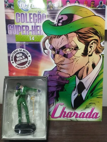 Coleção DC Comics - Charada - Miniatura e Revista