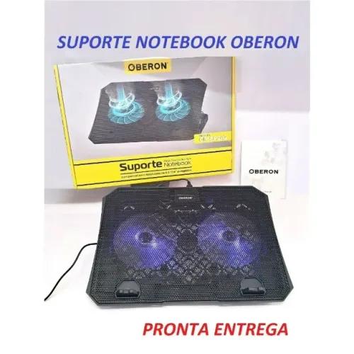 Suporte para Notebook com Iluminação LED e Cooler