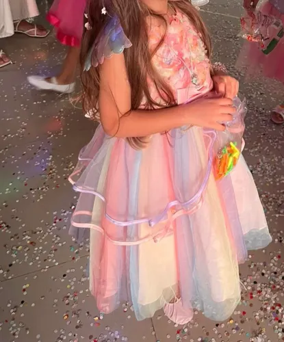Vestido Unicórnio Festa Infantil